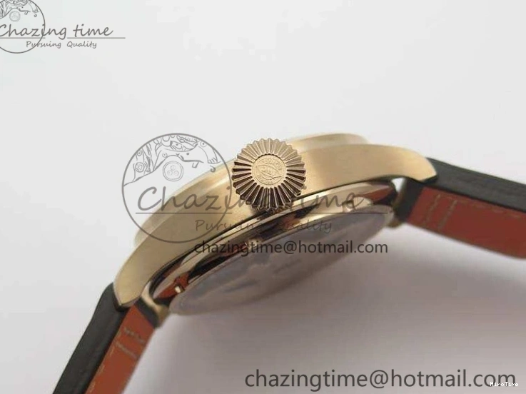 MIROTIME 0125 Popular Big Pilot Real PR IW502706 RG YLF 1:1 Best Edition Brown Dial On Calfskin Strap A 7223